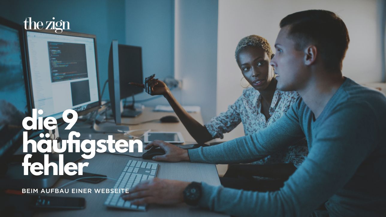 Häufige Fehler beim Aufbau einer Webseite